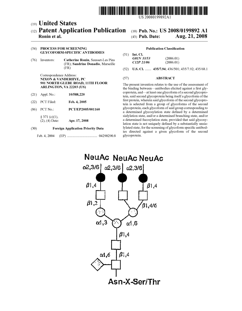 Process for Screening Glycoform-Specific Antibodies - diagram, schematic, and image 01