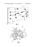 Reconfigurable harness board diagram and image