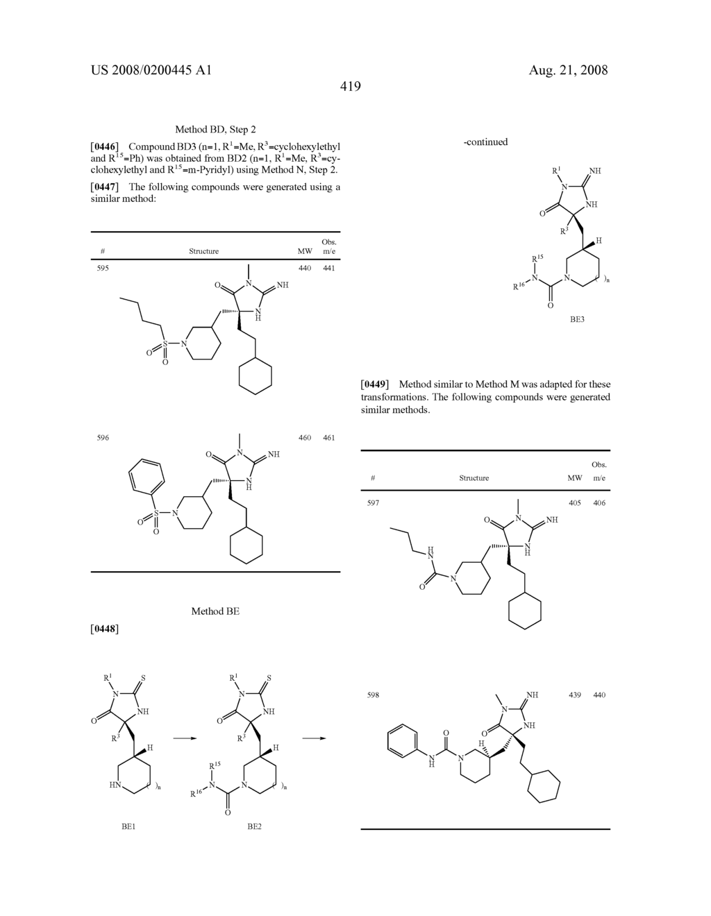 Heterocyclic aspartyl protease inhibitors - diagram, schematic, and image 420