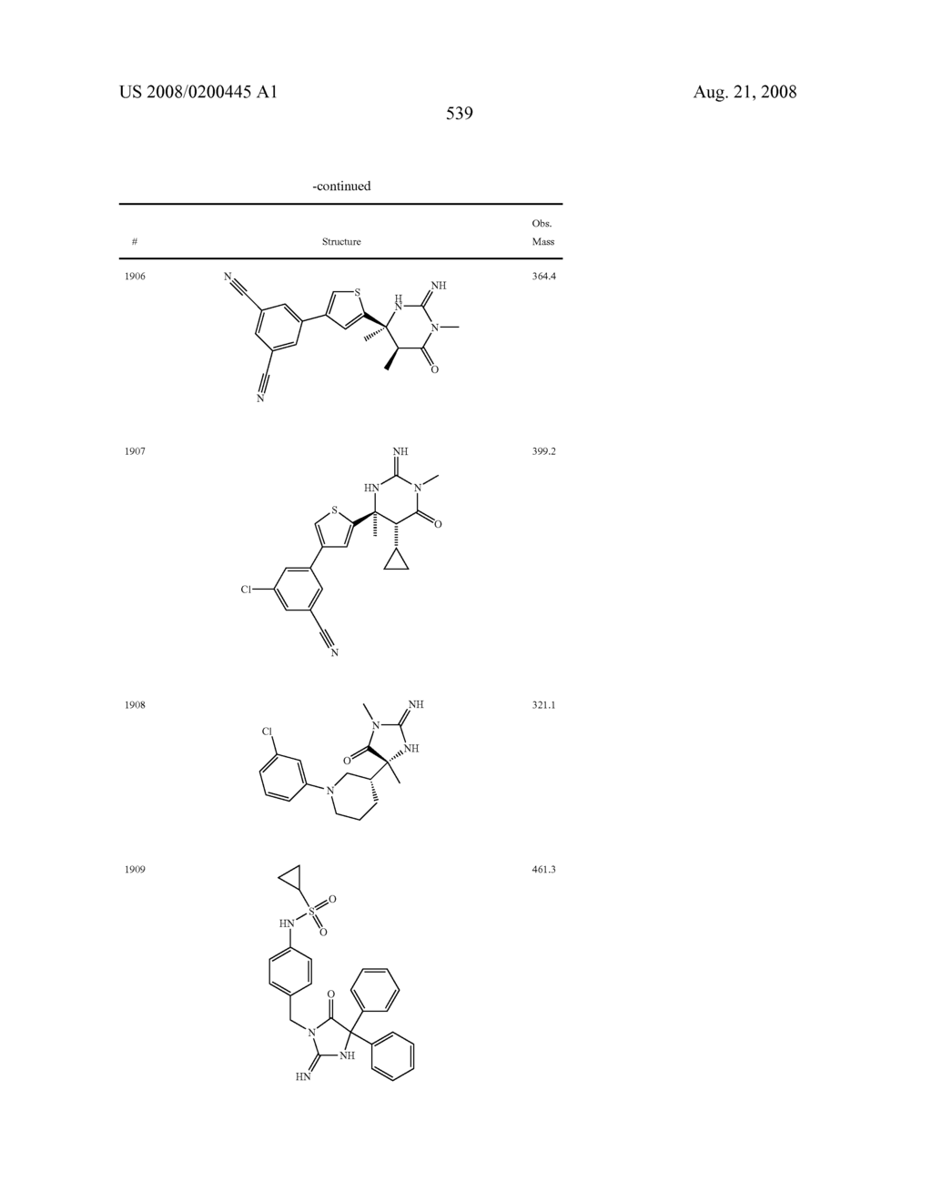 Heterocyclic aspartyl protease inhibitors - diagram, schematic, and image 540