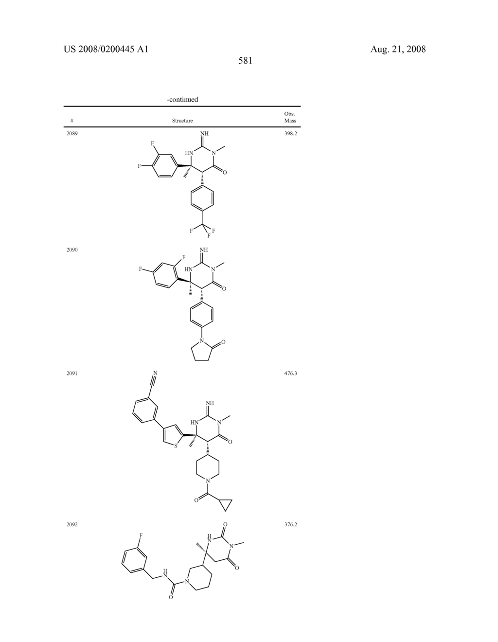 Heterocyclic aspartyl protease inhibitors - diagram, schematic, and image 582