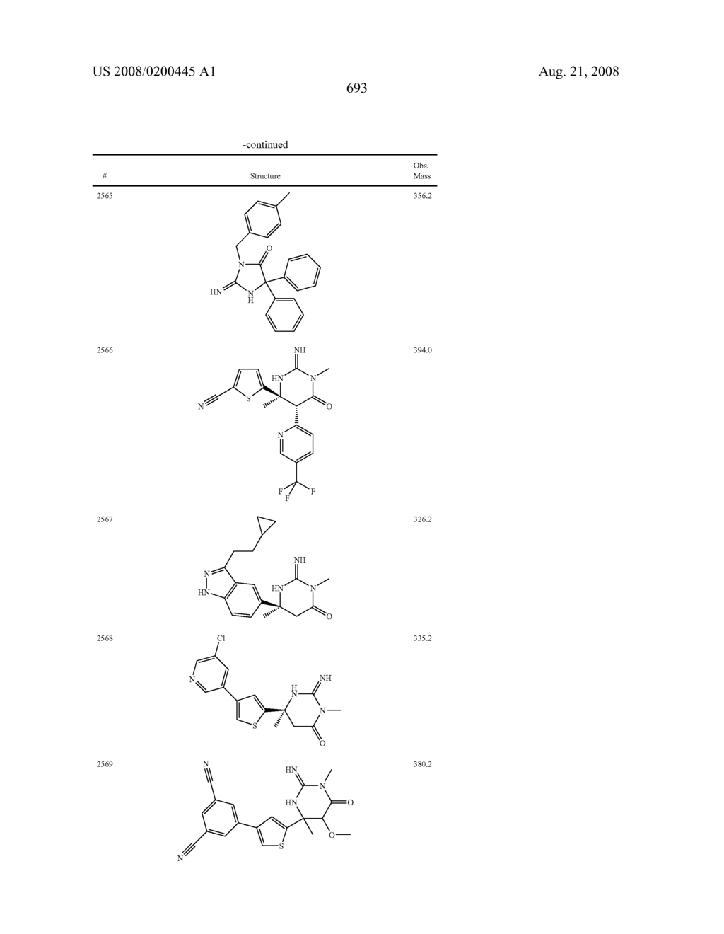 Heterocyclic aspartyl protease inhibitors - diagram, schematic, and image 694
