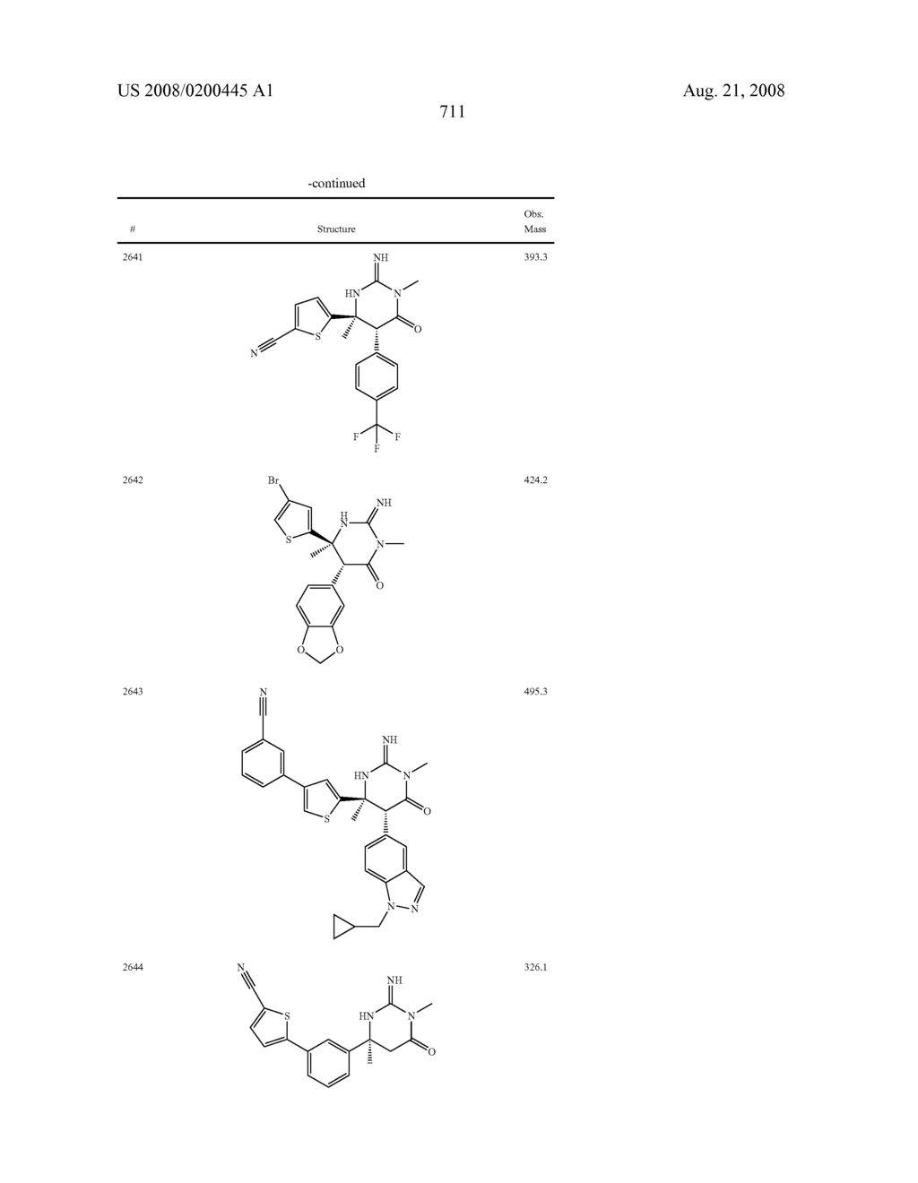 Heterocyclic aspartyl protease inhibitors - diagram, schematic, and image 712