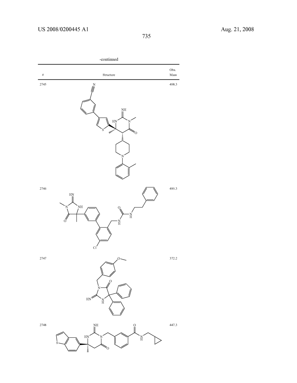 Heterocyclic aspartyl protease inhibitors - diagram, schematic, and image 736