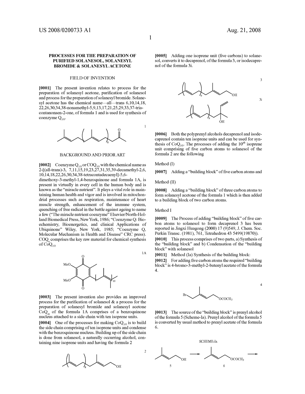 Processes For The Preparation Of Purified Solanesol, Solanesyl Bromide & Solanesyl Acetone - diagram, schematic, and image 02