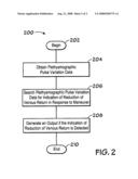 Maneuver-based plethysmographic pulse variation detection system and method diagram and image