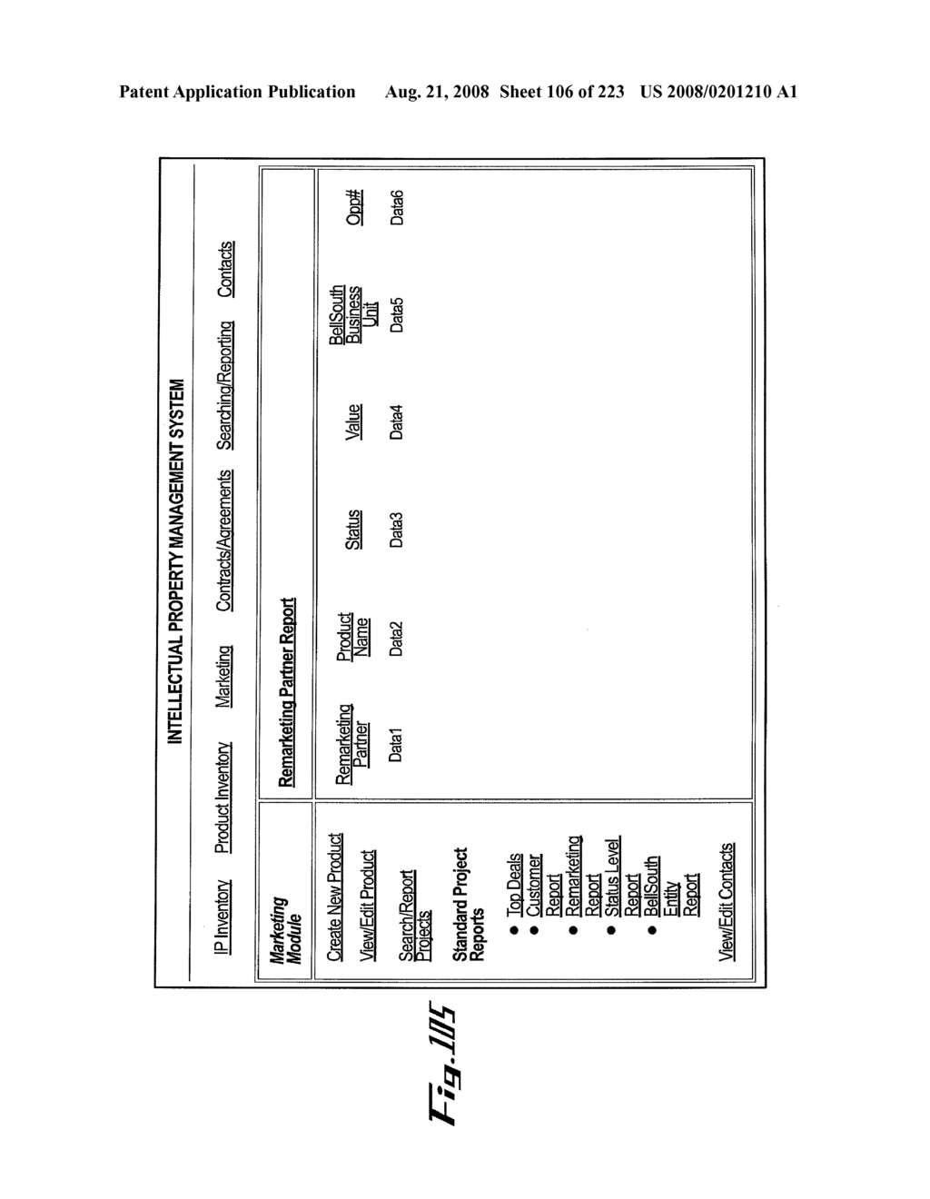 SYSTEM AND METHOD FOR MANAGING INTELLECTUAL PROPERTY - diagram, schematic, and image 107