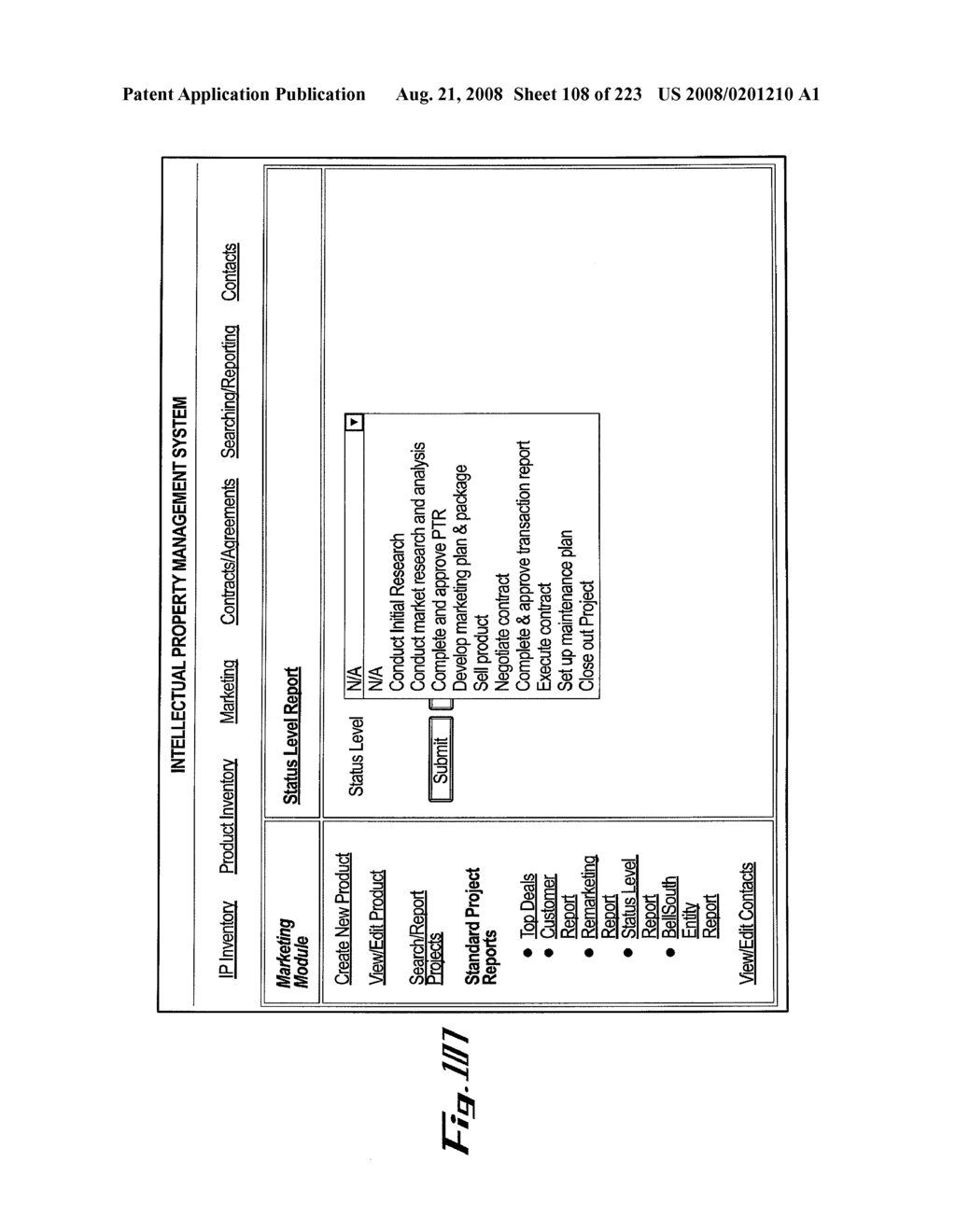 SYSTEM AND METHOD FOR MANAGING INTELLECTUAL PROPERTY - diagram, schematic, and image 109