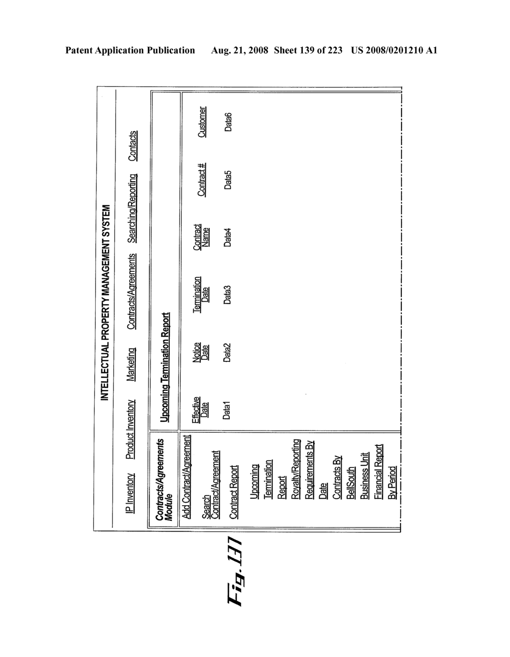 SYSTEM AND METHOD FOR MANAGING INTELLECTUAL PROPERTY - diagram, schematic, and image 140