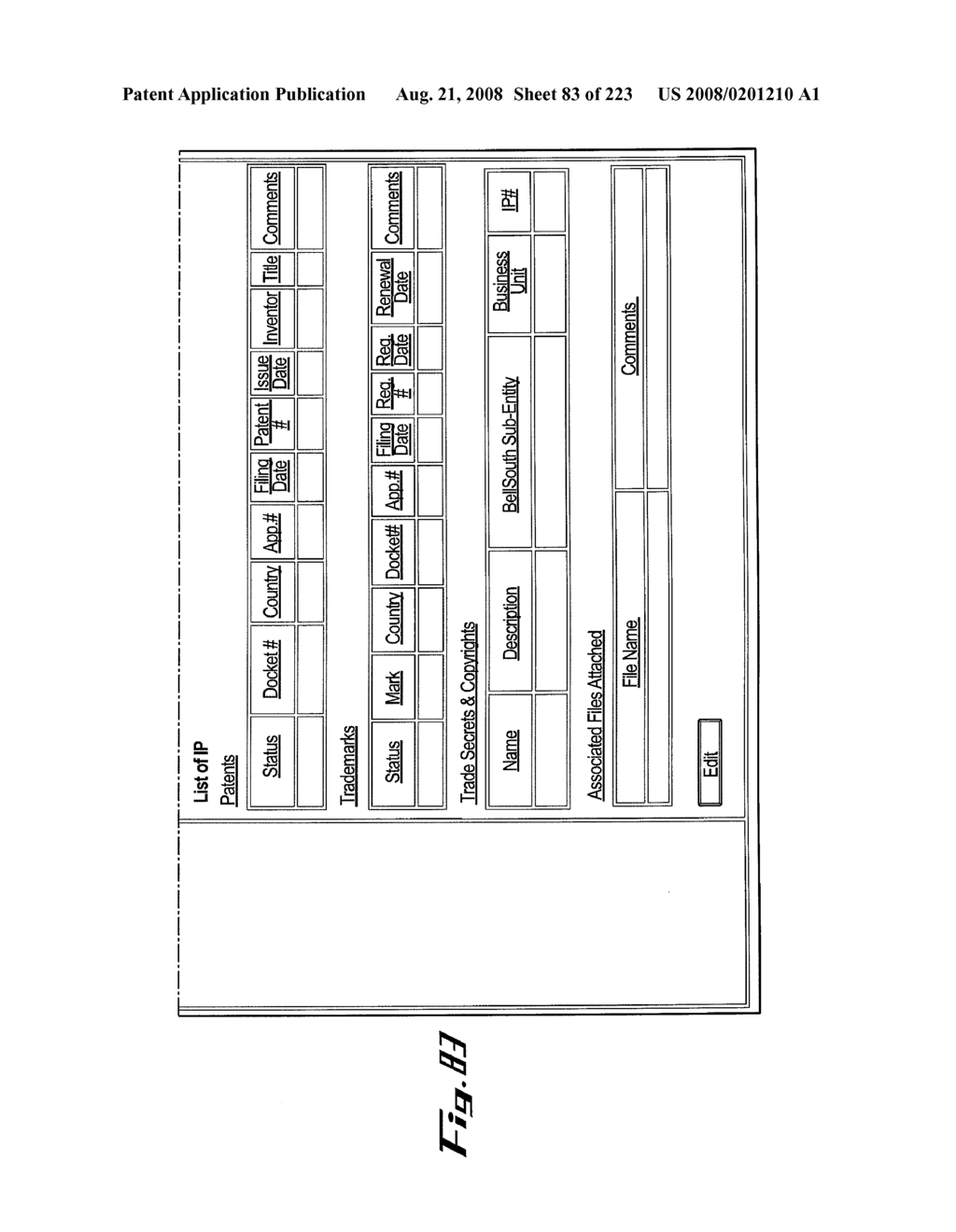 SYSTEM AND METHOD FOR MANAGING INTELLECTUAL PROPERTY - diagram, schematic, and image 84