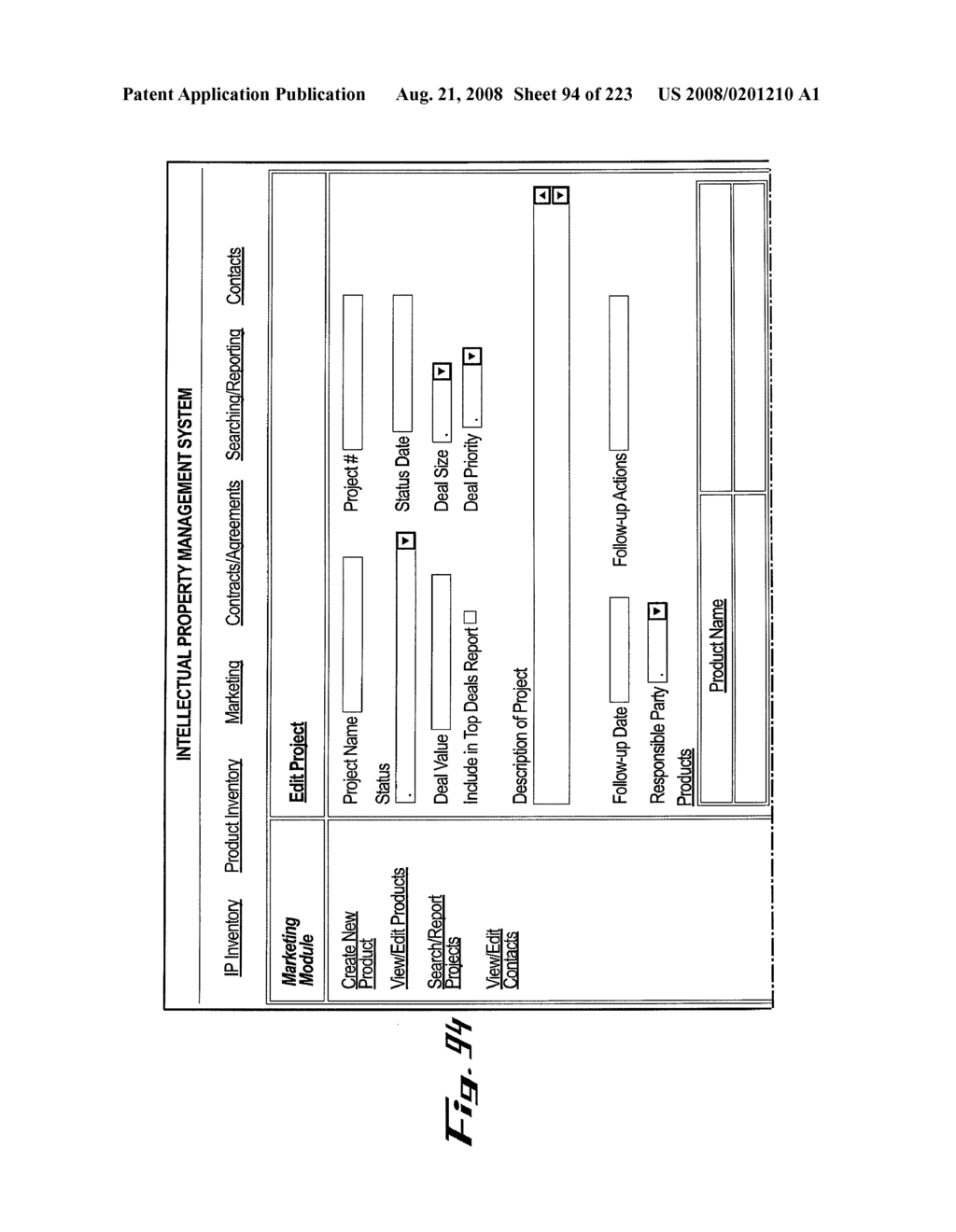 SYSTEM AND METHOD FOR MANAGING INTELLECTUAL PROPERTY - diagram, schematic, and image 95