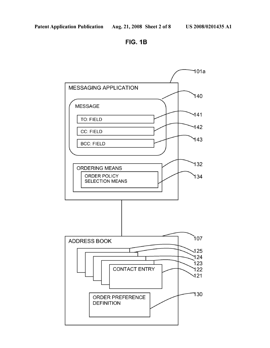 METHOD AND SYSTEM FOR ORDERING ADDRESSEES IN ADDRESS FIELDS - diagram, schematic, and image 03