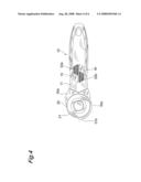 ROTARY CUTTER KNIFE WITH DIVIDED GUARD MEMBERS diagram and image