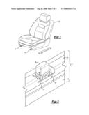 LATCH SYSTEM FOR AN ADJUSTABLE VEHICLE SEAT diagram and image