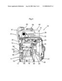 Multipurpose engine equipped with a canister diagram and image