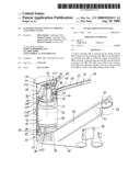 Sanitary fitting with a luminous actuating lever diagram and image