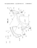 ENGINE SUSPENSION DEVICE FOR MOTORCYCLE diagram and image