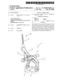 Bicycle brake diagram and image