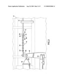 Handbrake linkage for a railroad freight car diagram and image