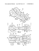 Handbrake linkage for a railroad freight car diagram and image