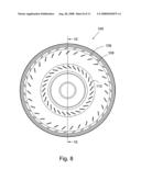 Radially compliant pump hub diagram and image