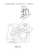 Backpack suspension system with hub diagram and image