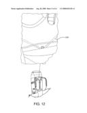 Backpack suspension system with hub diagram and image