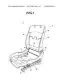 Vehicle seat diagram and image