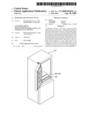 Refrigerator with tray cover diagram and image