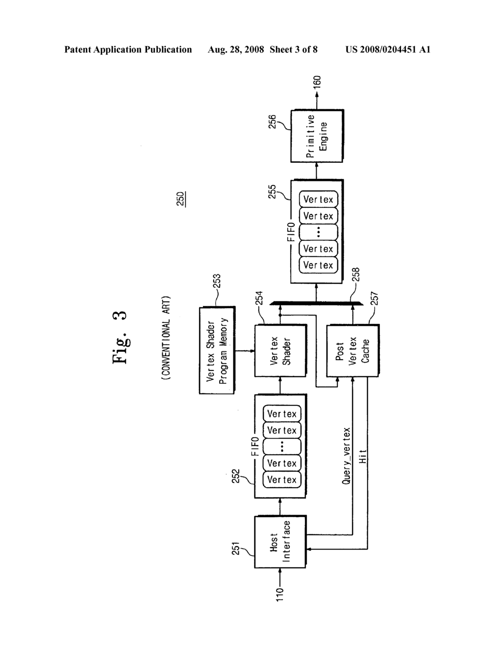 Geometry processor using a post-vertex cache and method thereof - diagram, schematic, and image 04