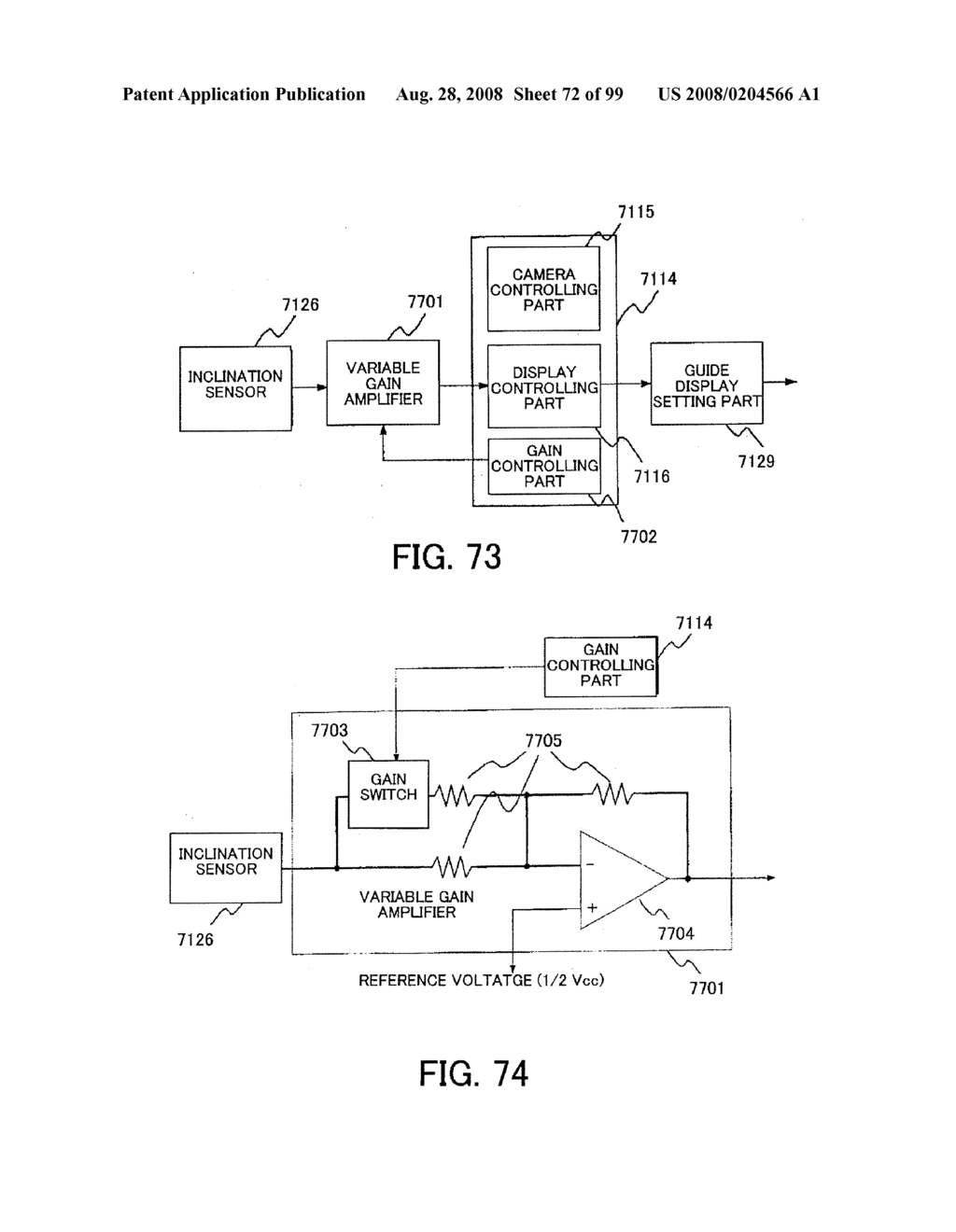 IMAGE PICKUP APPARATUS - diagram, schematic, and image 73