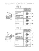 Planar light source, display device, portable terminal device, and ray direction switching element diagram and image