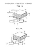 Planar light source, display device, portable terminal device, and ray direction switching element diagram and image