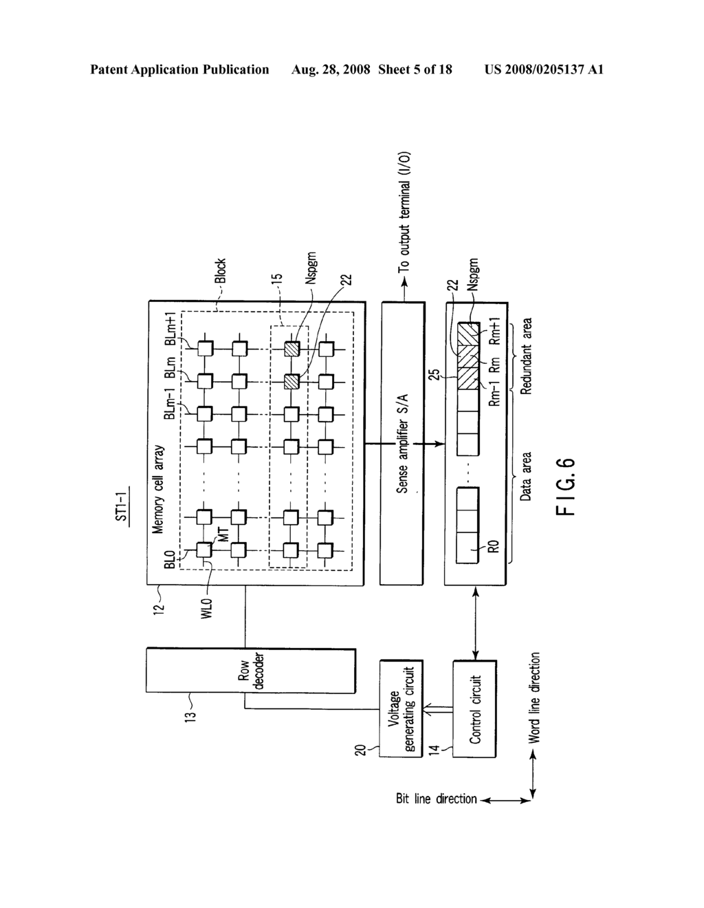 SEMICONDUCTOR MEMORY DEVICE AND CONTROL METHOD OF THE SAME - diagram, schematic, and image 06