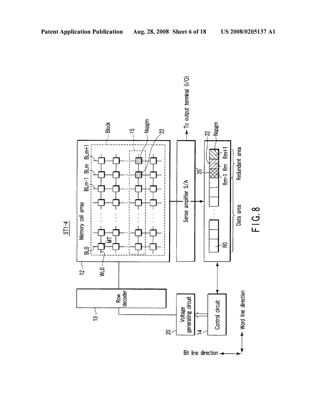 SEMICONDUCTOR MEMORY DEVICE AND CONTROL METHOD OF THE SAME - diagram, schematic, and image 07