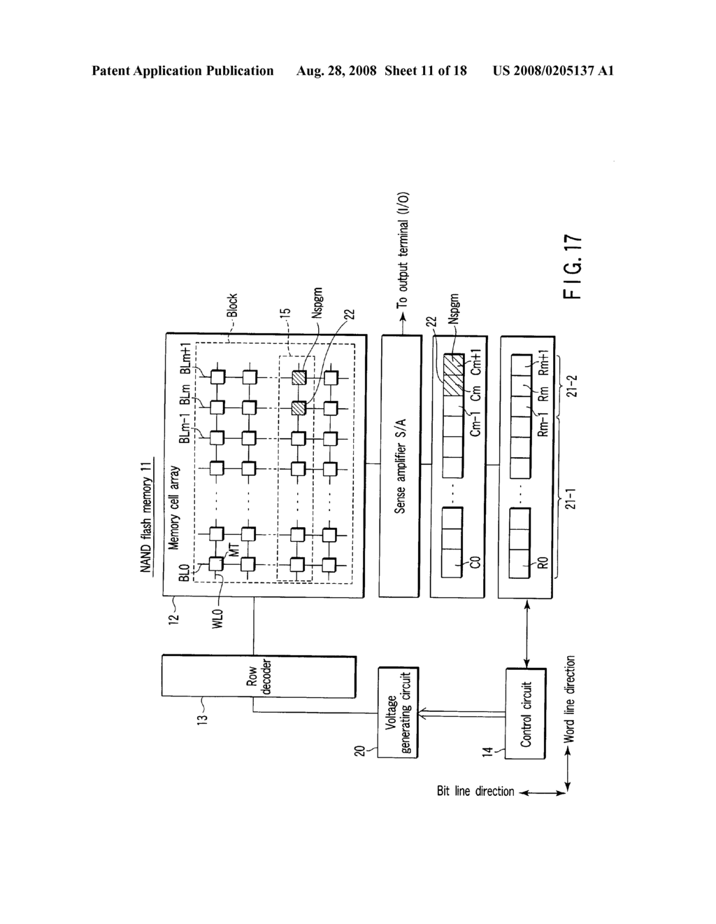 SEMICONDUCTOR MEMORY DEVICE AND CONTROL METHOD OF THE SAME - diagram, schematic, and image 12