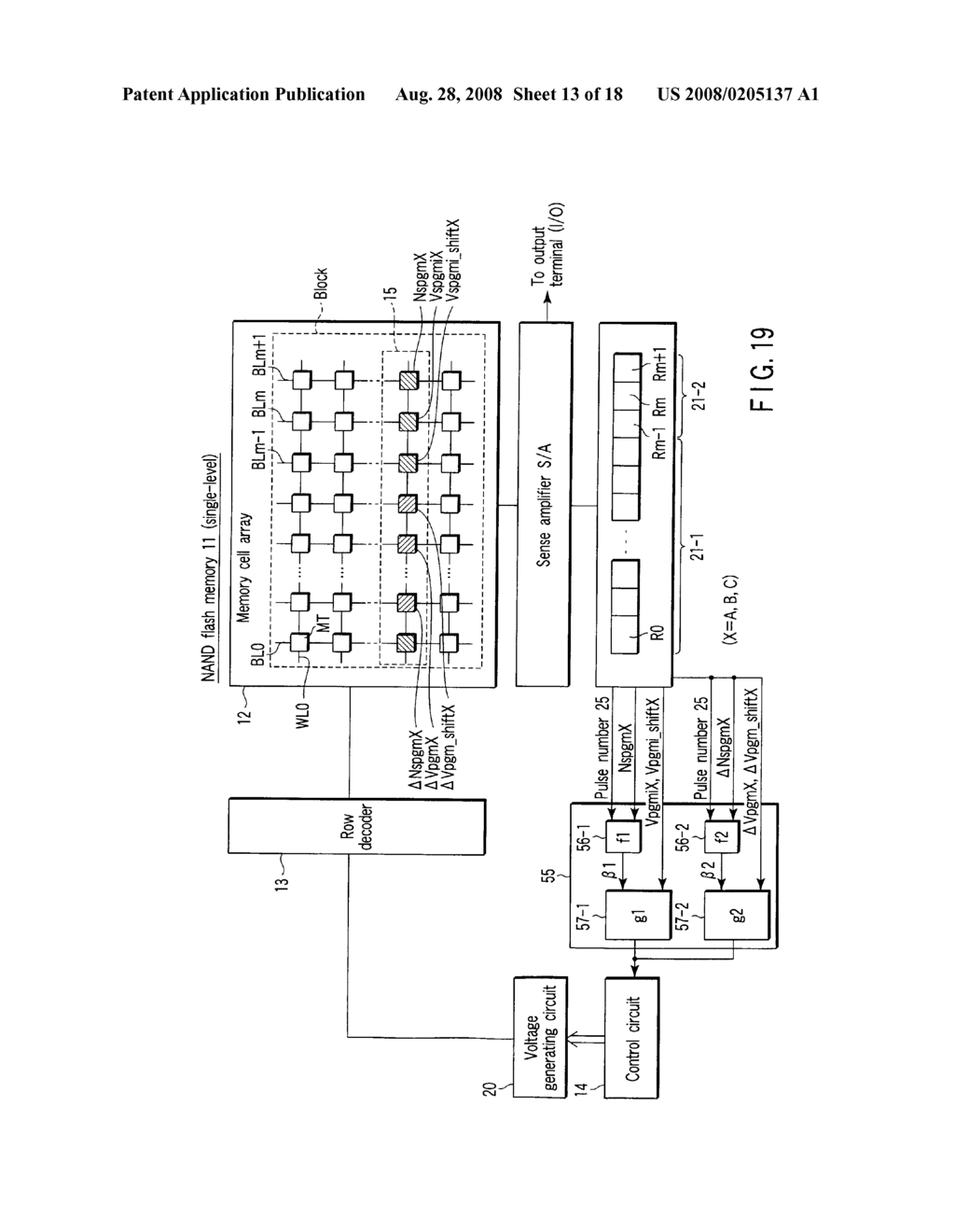 SEMICONDUCTOR MEMORY DEVICE AND CONTROL METHOD OF THE SAME - diagram, schematic, and image 14