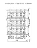 Bit line structure for a multilevel, dual-sided nonvolatile memory cell array diagram and image