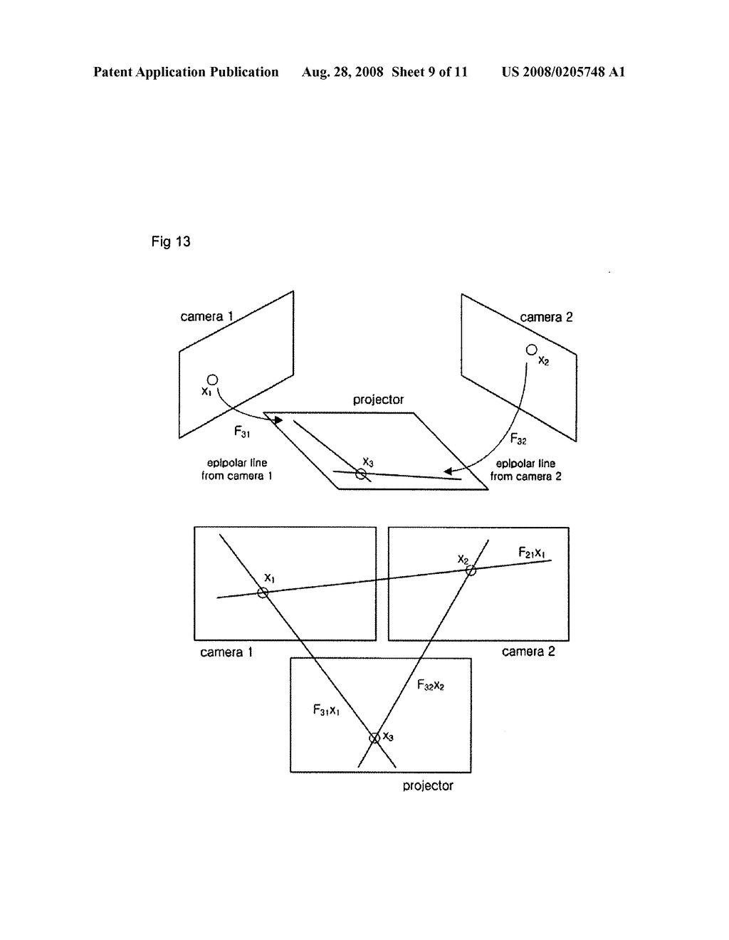 Structural light based depth imaging method and system using signal separation coding, and error correction thereof - diagram, schematic, and image 10