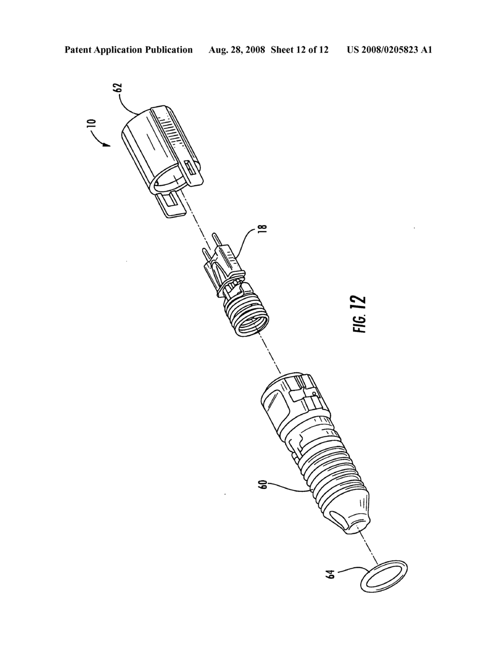 Articulated force application for multi-fiber ferrules - diagram, schematic, and image 13