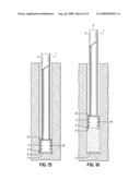 METHOD AND APPARATUS FOR CREATING RAMMED AGGREGATE PIERS USING A HOLLOW MANDREL WITH UPWARD FLOW RESTRICTORS diagram and image