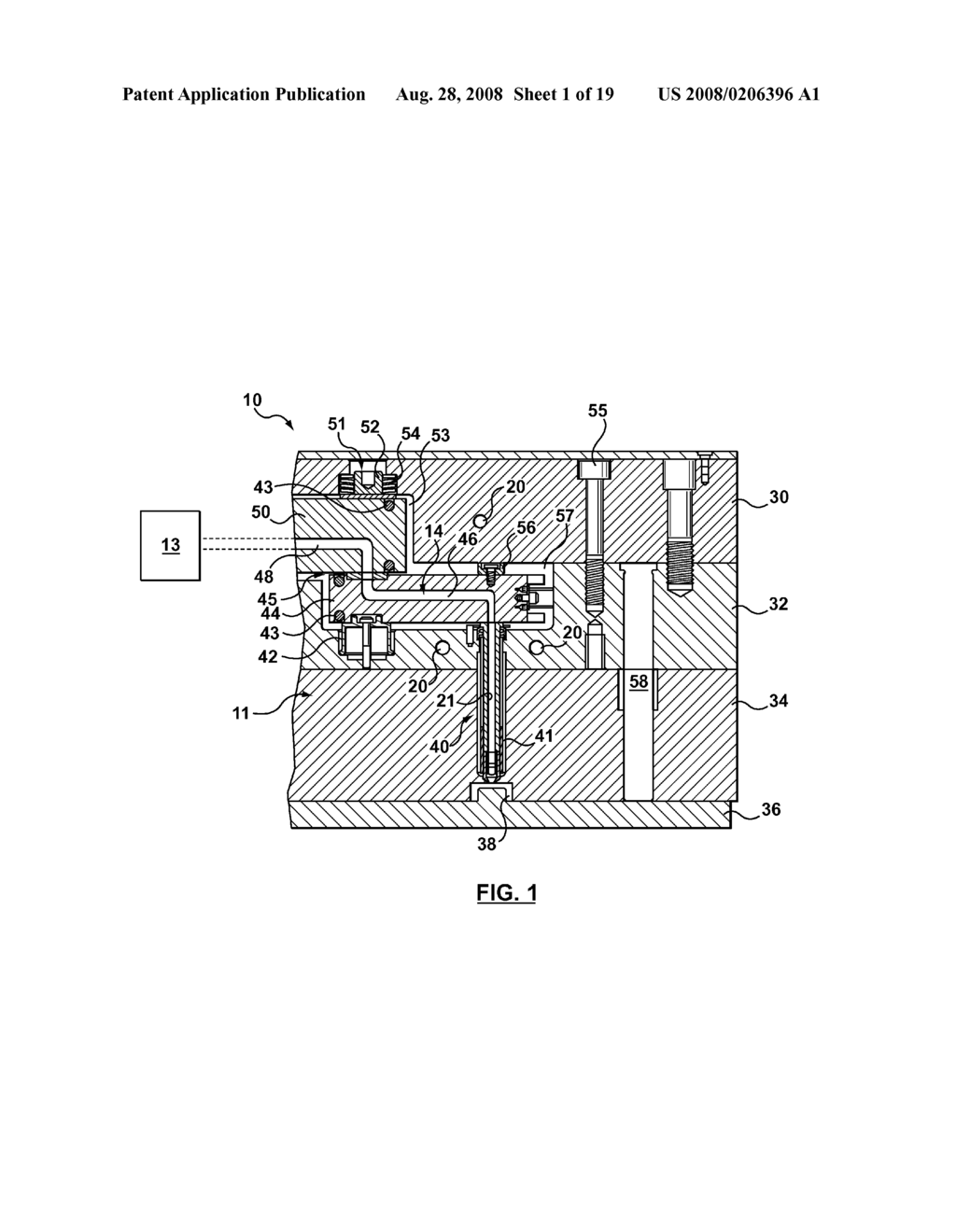 Hot Runner System with Composite Nozzle Tip - diagram, schematic, and image 02