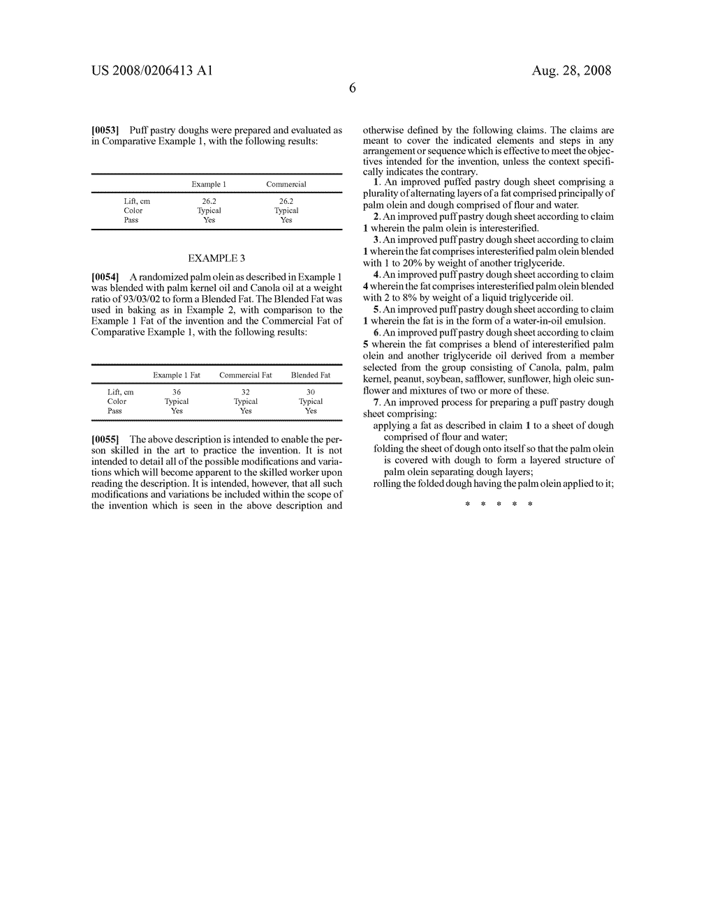 Low Trans Puff Pastry Composition, Method of Use and Puff Pastry Products - diagram, schematic, and image 07