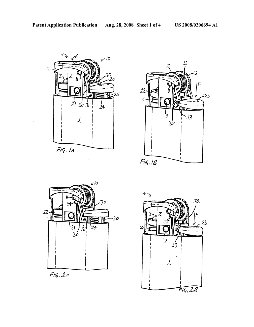 Child Resistant Roll-and-Press Lighter - diagram, schematic, and image 02
