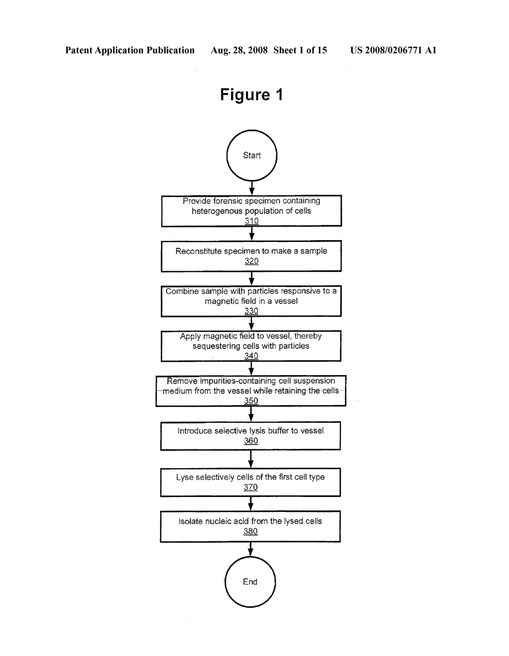 Method For Recovering Nucleic Acid From A Mixed Cell Suspension, Without Centrifugation - diagram, schematic, and image 02