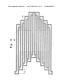 DATA LINE LAYOUT IN SEMICONDUCTOR MEMORY DEVICE AND METHOD OF FORMING THE SAME diagram and image