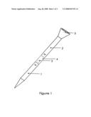 GOLF TEE WITH SHAPE MEMORY METAL AND METHOD TO PRODUCE THE SAME diagram and image