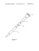 GOLF TEE WITH SHAPE MEMORY METAL AND METHOD TO PRODUCE THE SAME diagram and image