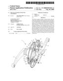 BICYCLE CRANKSET WITH TWO CHAINRINGS diagram and image