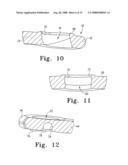 Spine plate with configured bone screw bores diagram and image